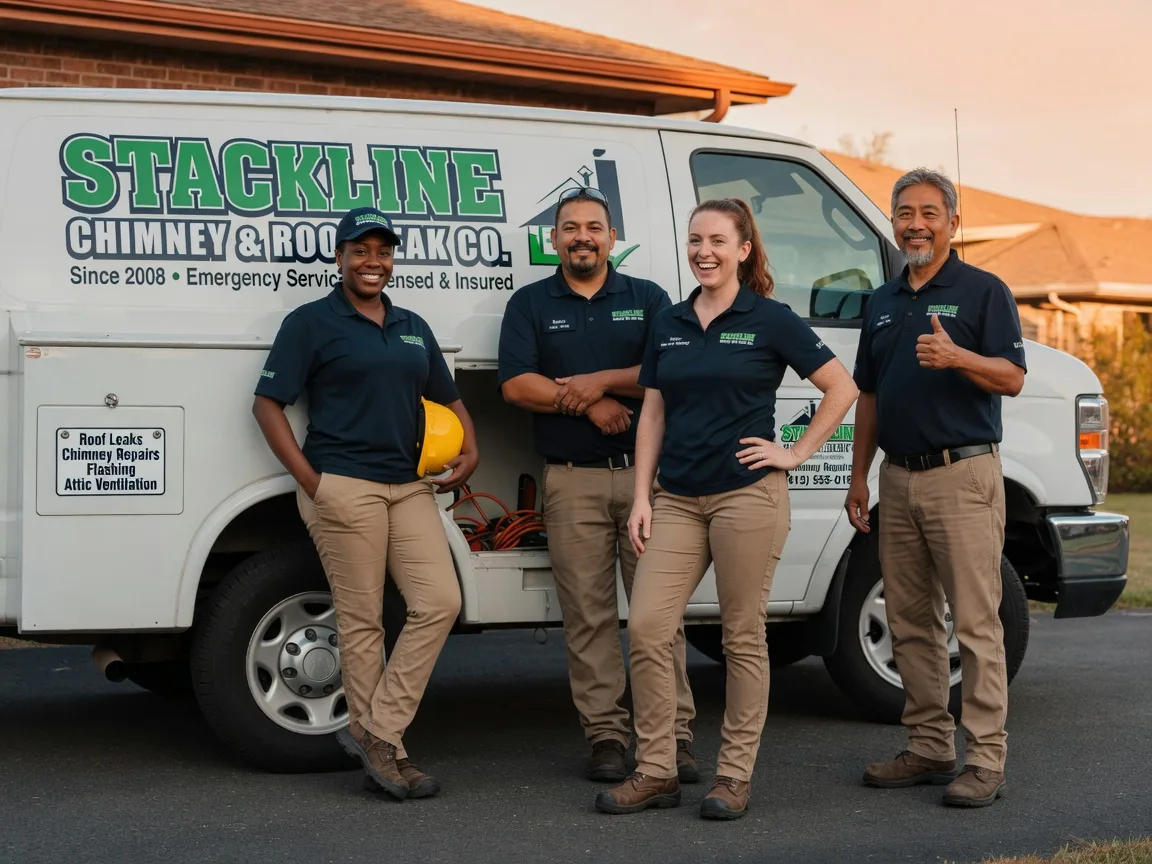 Chimney flashing repair company in Union Point, GA